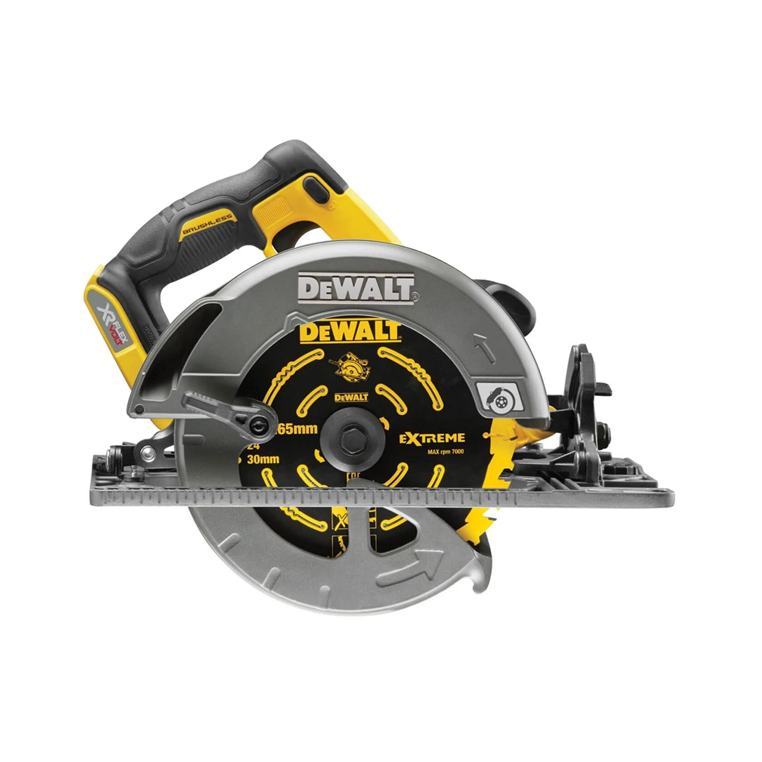 DeWalt DCS576 54V XR Brushless Flexvolt 190mm Circular Saw With 2 X 9.0Ah Batteries, Charger & Case 2 DeWalt DCS576 54V XR Brushless Flexvolt 190mm Circular Saw With 2 X 9.0Ah Batteries, Charger & Case - Image 2