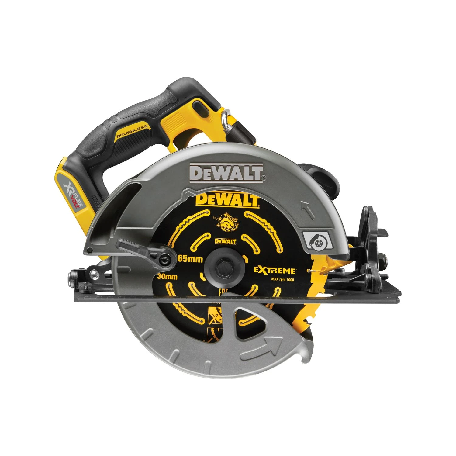 DeWalt DCS578 54V Cordless Brushless FlexVolt 190mm Circular Saw With 1 X 9.0Ah Battery, Charger & TSTAK VI Case 2 DeWalt DCS578 54V Cordless Brushless FlexVolt 190mm Circular Saw With 1 X 9.0Ah Battery, Charger & TSTAK VI Case - Image 2