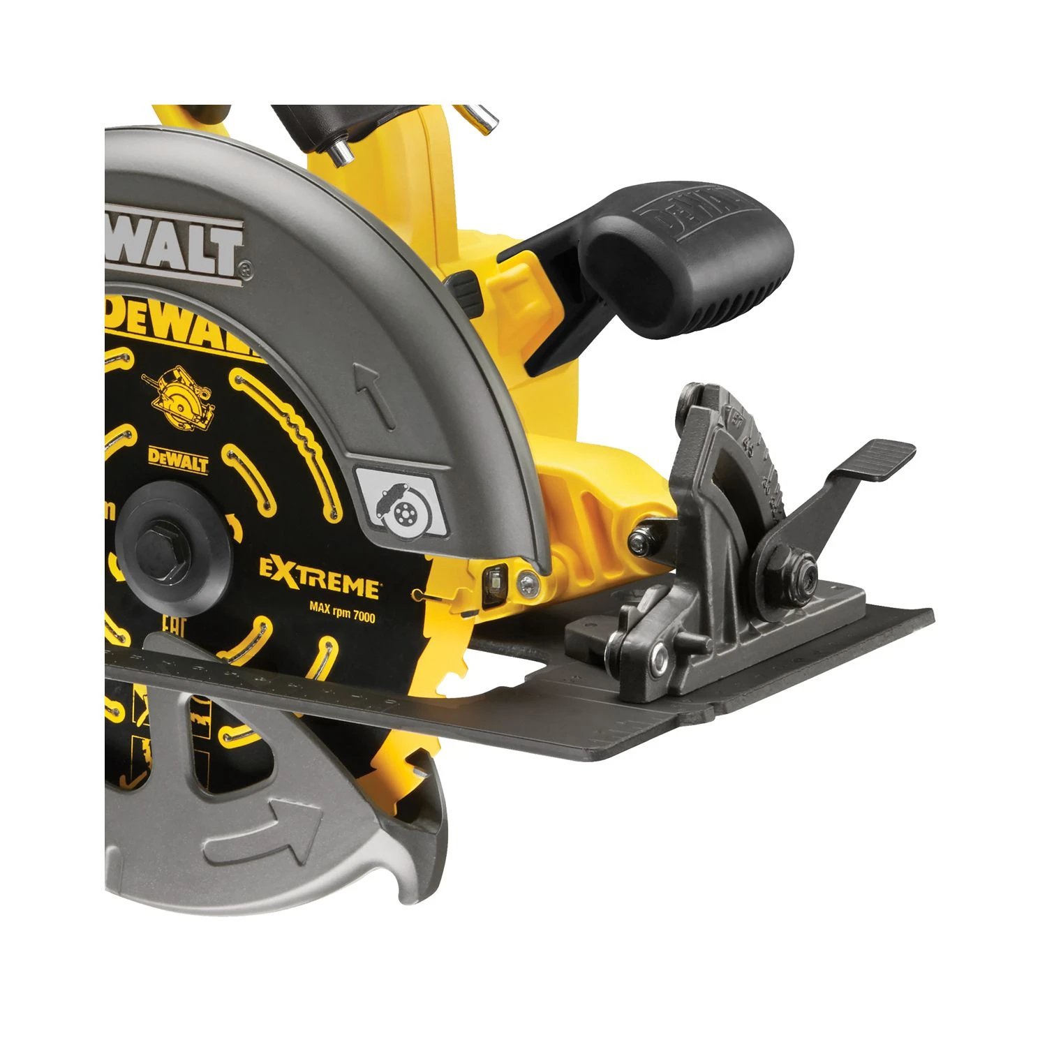 DeWalt DCS578 54V Cordless Brushless FlexVolt 190mm Circular Saw With 1 X 9.0Ah Battery, Charger & TSTAK VI Case 6 DeWalt DCS578 54V Cordless Brushless FlexVolt 190mm Circular Saw With 1 X 9.0Ah Battery, Charger & TSTAK VI Case - Image 6