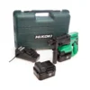 Hikoki DH24DVC 24V Cordless 3-Mode SDS Plus Rotary Hammer Drill With 2 X 2.0Ah NiMH Batteries, Charger & Carry Case