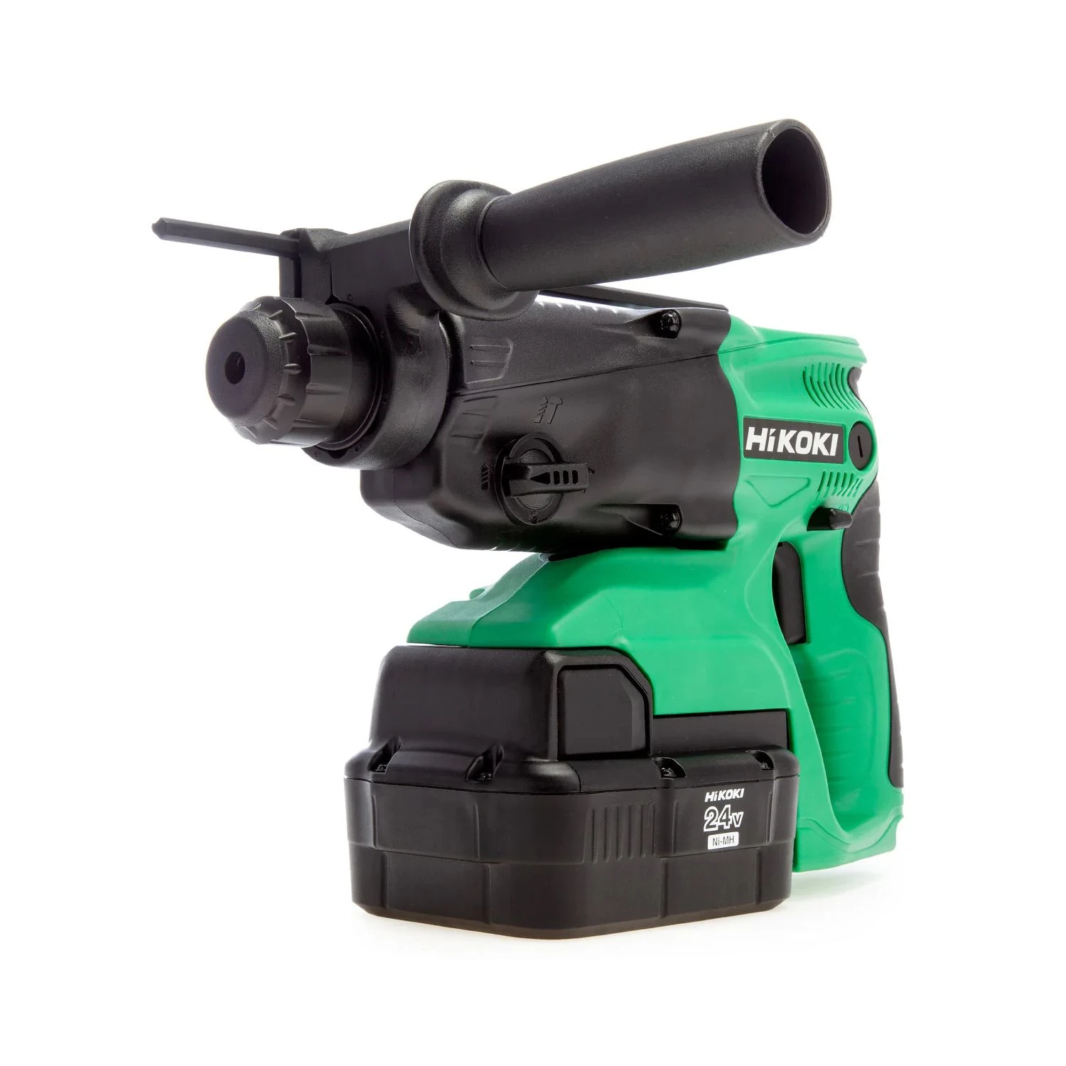Hikoki DH24DVC 24V Cordless 3-Mode SDS Plus Rotary Hammer Drill With 2 X 2.0Ah NiMH Batteries, Charger & Carry Case 4 Hikoki DH24DVC 24V Cordless 3-Mode SDS Plus Rotary Hammer Drill With 2 X 2.0Ah NiMH Batteries, Charger & Carry Case - Image 4
