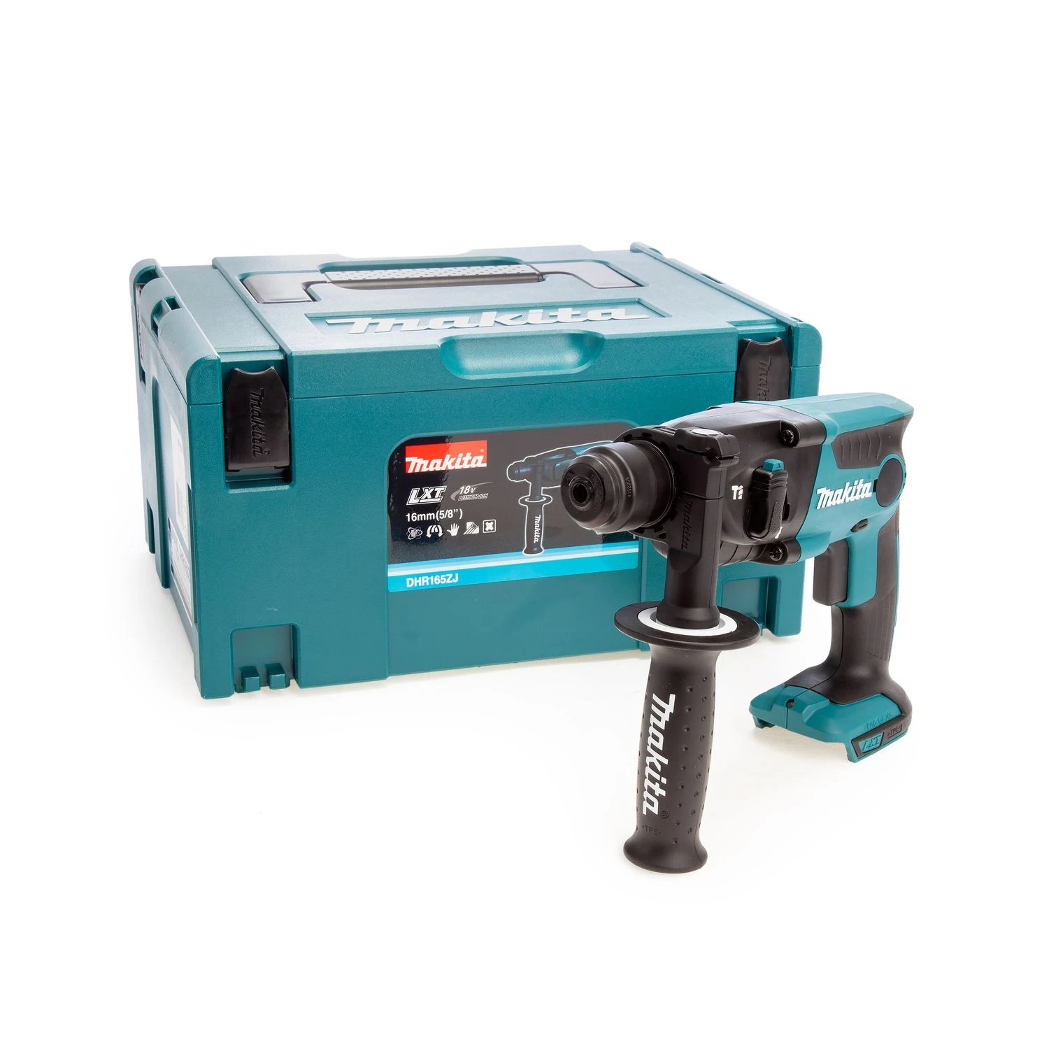 Makita DHR165 18V LXT SDS+ Rotary Hammer Drill With 1 X 5.0Ah Battery, Charger & Case 2 Makita DHR165 18V LXT SDS+ Rotary Hammer Drill With 1 X 5.0Ah Battery, Charger & Case - Image 2