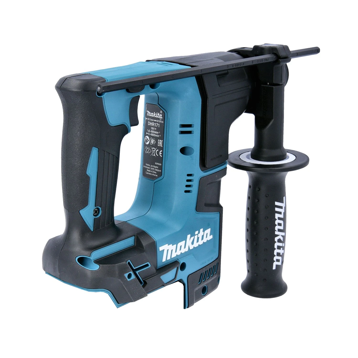 Makita DHR171 18V LXT Brushless SDS Plus Rotary Hammer Drill With 2 X 4.0Ah Batteries, Charger & Case 5 Makita DHR171 18V LXT Brushless SDS Plus Rotary Hammer Drill With 2 X 4.0Ah Batteries, Charger & Case - Image 5