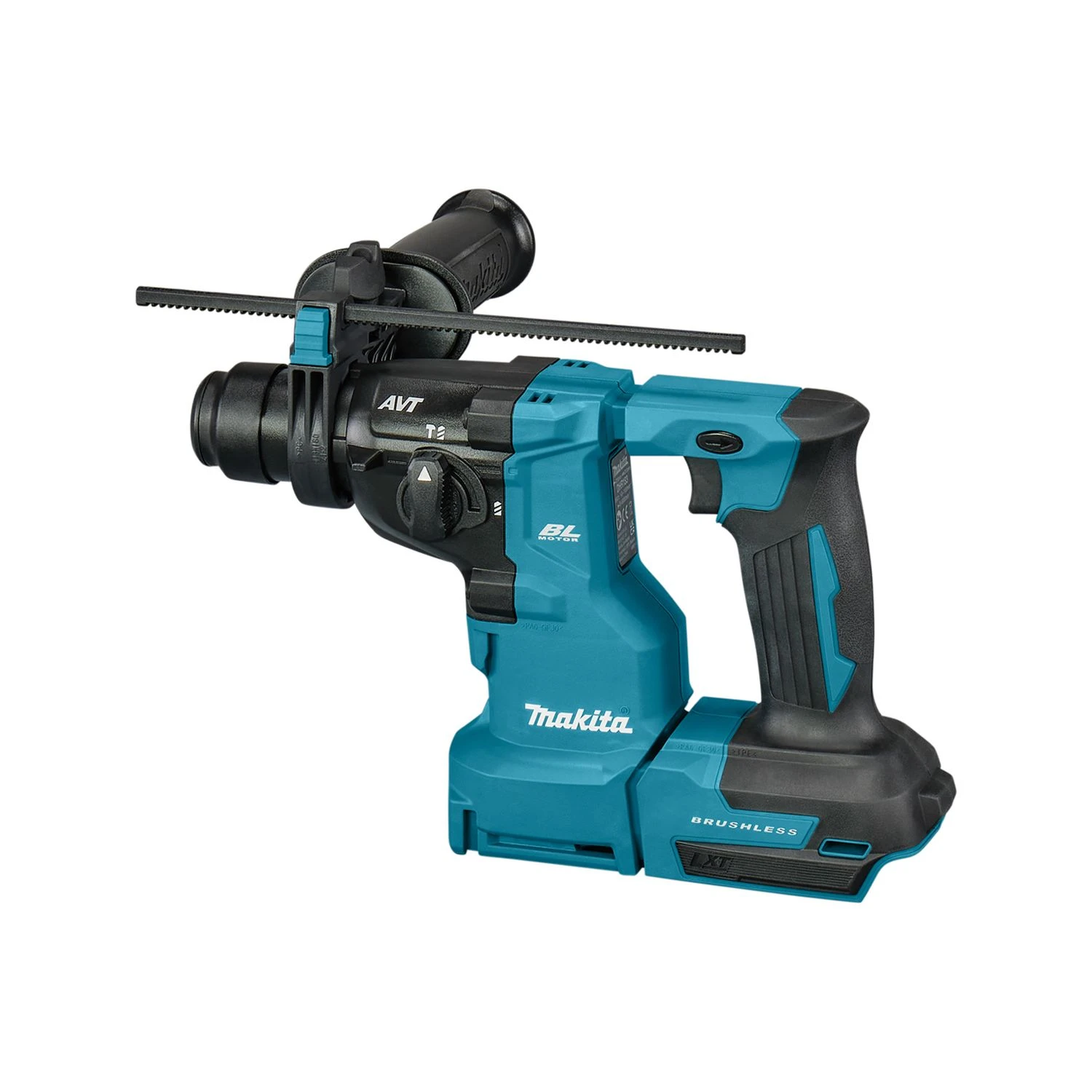 Makita DHR183Z 18V LXT Li-ion Cordless Brushless 18mm SDS Plus Rotary Hammer Drill Bare Unit 2 Makita DHR183Z 18V LXT Li-ion Cordless Brushless 18mm SDS Plus Rotary Hammer Drill Bare Unit - Image 2
