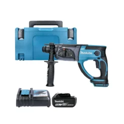 Makita DHR202RT1J 18V LXT Cordless Brushless 20mm SDS Plus Hammer Drill With 1 X 5.0Ah Battery, Charger & Case