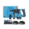Makita DHR243RTJ 18V LXT Cordless Brushless SDS Plus Rotary Hammer Drill With 2 X 5.0Ah Batteries, Charger & Case