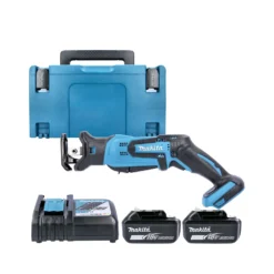 Makita DJR185 18V Li-ion Cordless Mini Reciprocating Saw With 2 X 5.0Ah Batteries, Charger & Case