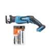 Makita DJR185Z 18V Cordless Mini Reciprocating Saw With 5 Piece Saw Blade