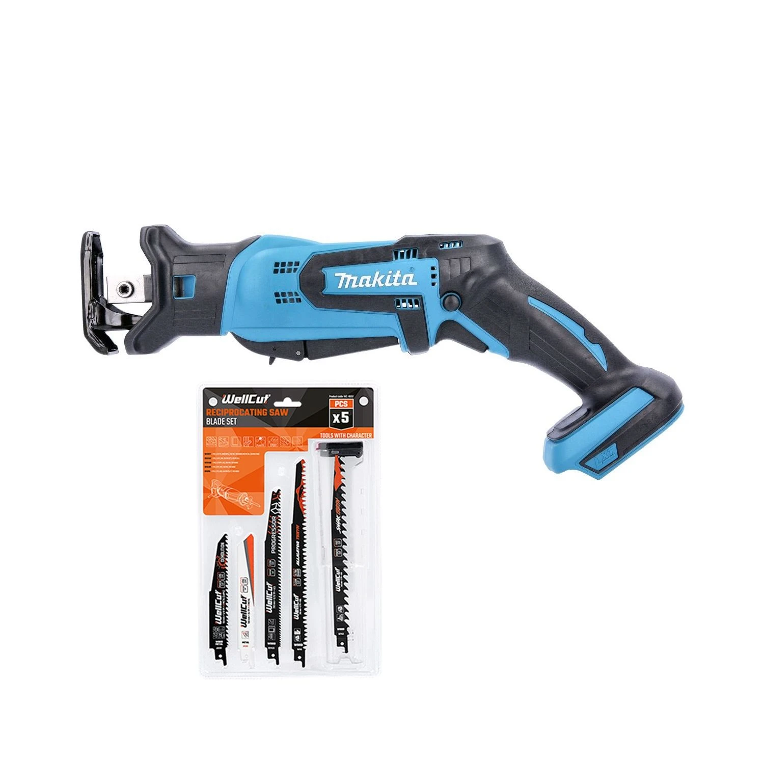 Makita DJR185Z 18V Cordless Mini Reciprocating Saw With 5 Piece Saw Blade 1 Makita DJR185Z 18V Cordless Mini Reciprocating Saw With 5 Piece Saw Blade