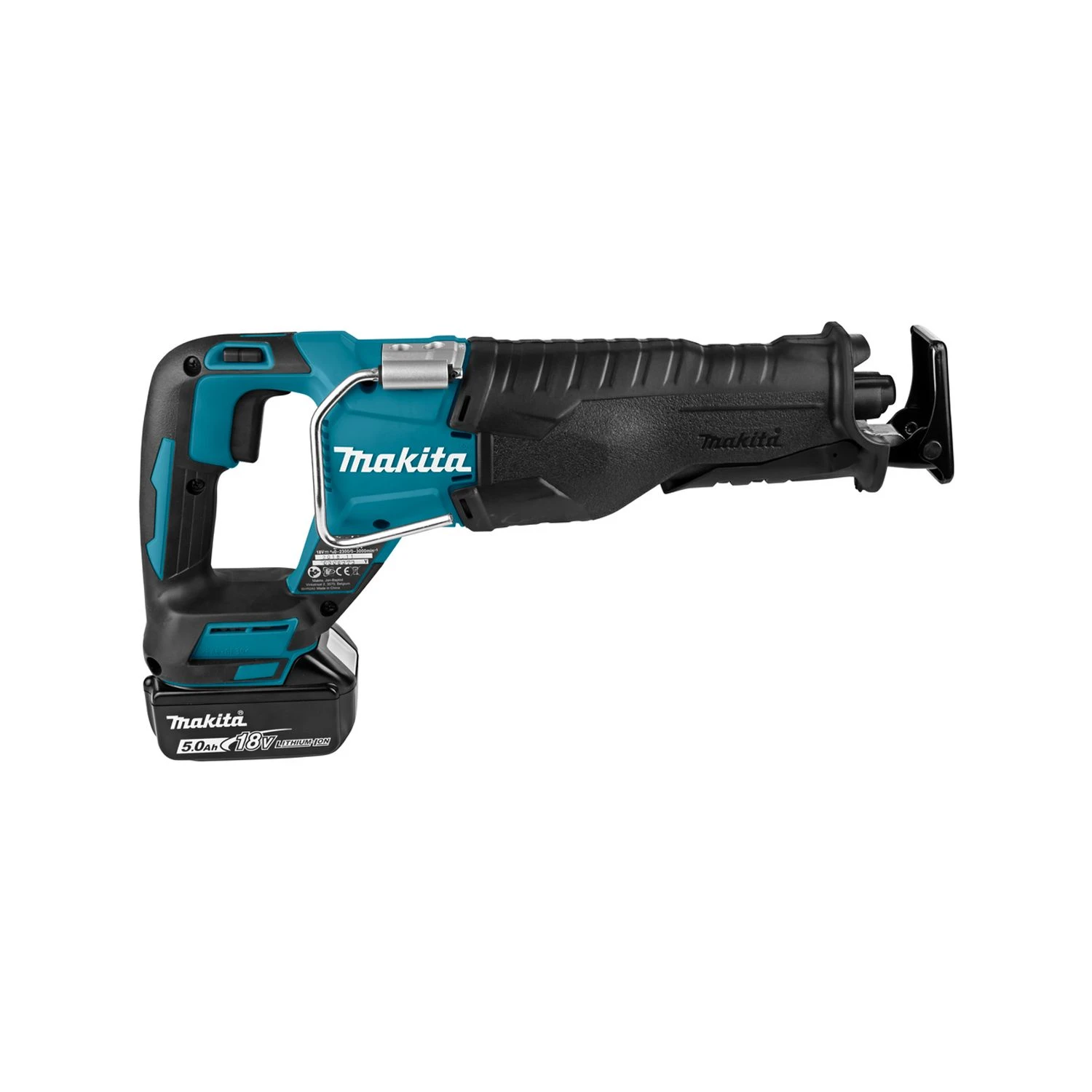 Makita DJR187RTE 18V LXT Cordless Brushless Reciprocating Saw With 2 X 5.0Ah Batteries, Charger & Carry Case 5 Makita DJR187RTE 18V LXT Cordless Brushless Reciprocating Saw With 2 X 5.0Ah Batteries, Charger & Carry Case - Image 5