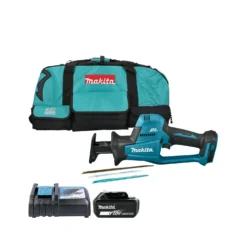 Makita DJR189 18V LXT Cordless Brushless Reciprocating Saw With 1 X 4.0Ah Battery, Charger & LXT600 Tool Bag