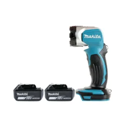 Makita DML802 14.4V/18V Li-ion Cordless 9 Position Torch With 2 X 5.0Ah Batteries