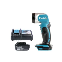 Makita DML802 14.4V/18V Li-ion Cordless 9 Position Torch With 1 X 5.0Ah Battery & Charger