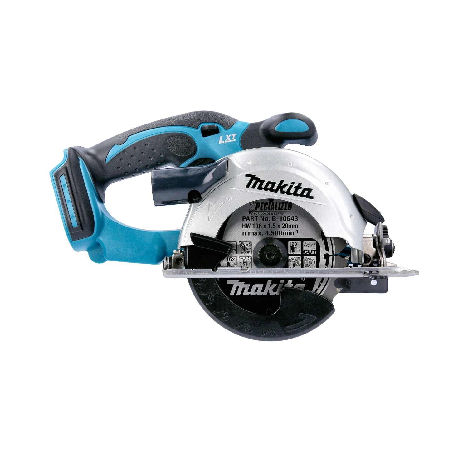 Makita DSS501 18V LXT Li-Ion 136mm Circular Saw With 2 X 5.0Ah Batteries & Charger 2 Makita DSS501 18V LXT Li-Ion 136mm Circular Saw With 2 X 5.0Ah Batteries & Charger - Image 2