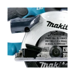 Makita DSS501 18V LXT Li-Ion 136mm Circular Saw With 1 X 5.0Ah Battery & Charger 17 Makita DSS501 18V LXT Li-Ion 136mm Circular Saw With 1 X 5.0Ah Battery & Charger -Makitali Shop dss501z 06 4