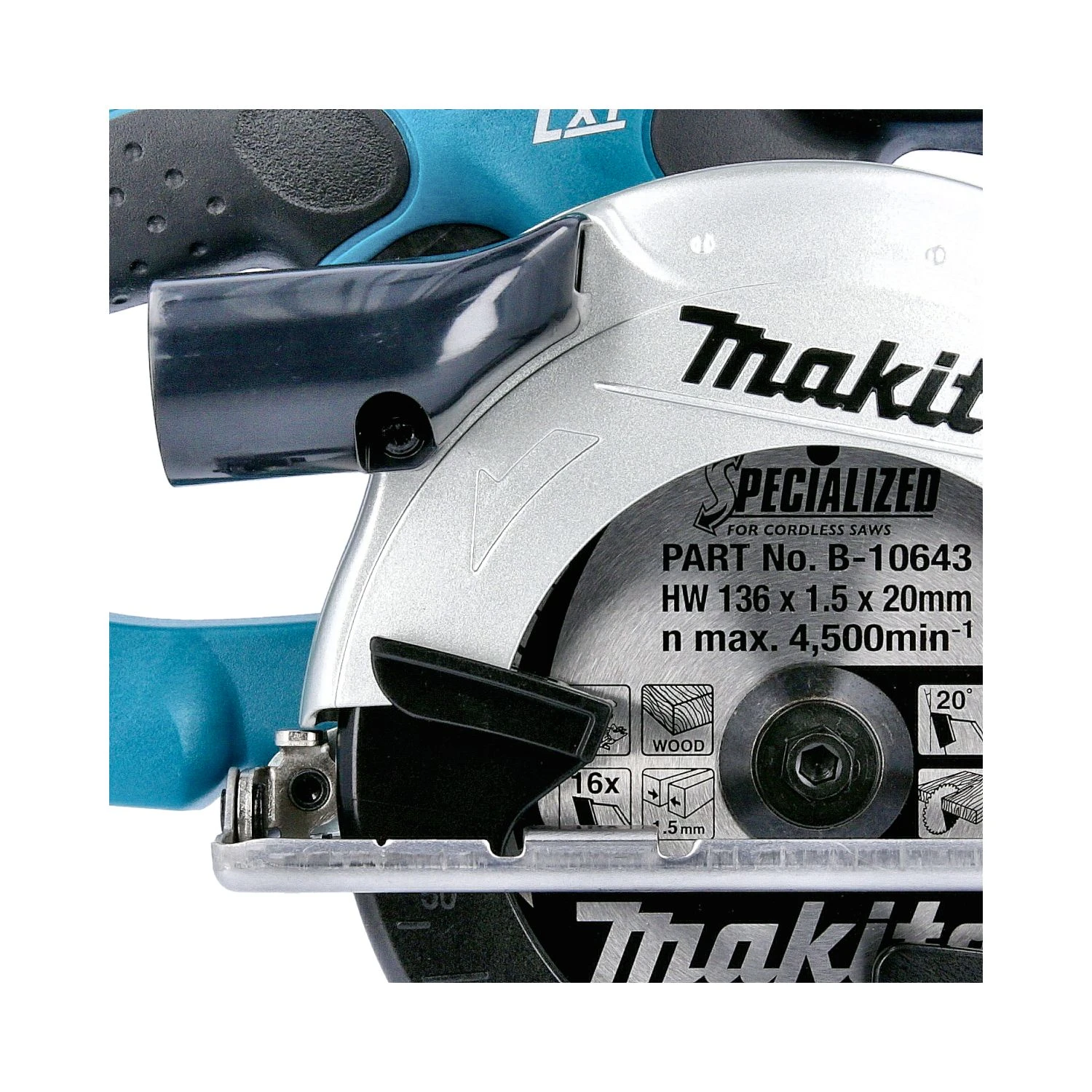 Makita DSS501 18V LXT Li-Ion 136mm Circular Saw With 1 X 5.0Ah Battery & Charger 7 Makita DSS501 18V LXT Li-Ion 136mm Circular Saw With 1 X 5.0Ah Battery & Charger - Image 7
