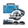 Makita DSS610 18V Li-ion Circular Saw 165mm With 2 X 5.0Ah Batteries, Charger & Type 3 Case