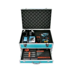 Makita DTD152 18V LXT Li-Ion Cordless Impact Driver With 2 X 5.0Ah Batteries, Charger & 70pc Acc. Set In Case