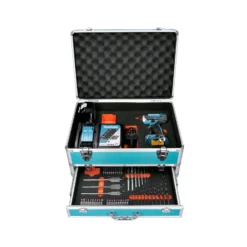 Makita DTD152 18V LXT Li-Ion Cordless Impact Driver With 1 X 6.0Ah Battery, Charger & 70 Piece Accessory Set In Case