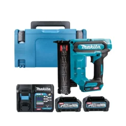 Makita FN001GD202 40Vmax XGT Cordless Brushless Brad Nailer With 2 X 2.5Ah Batteries, Charger & Case