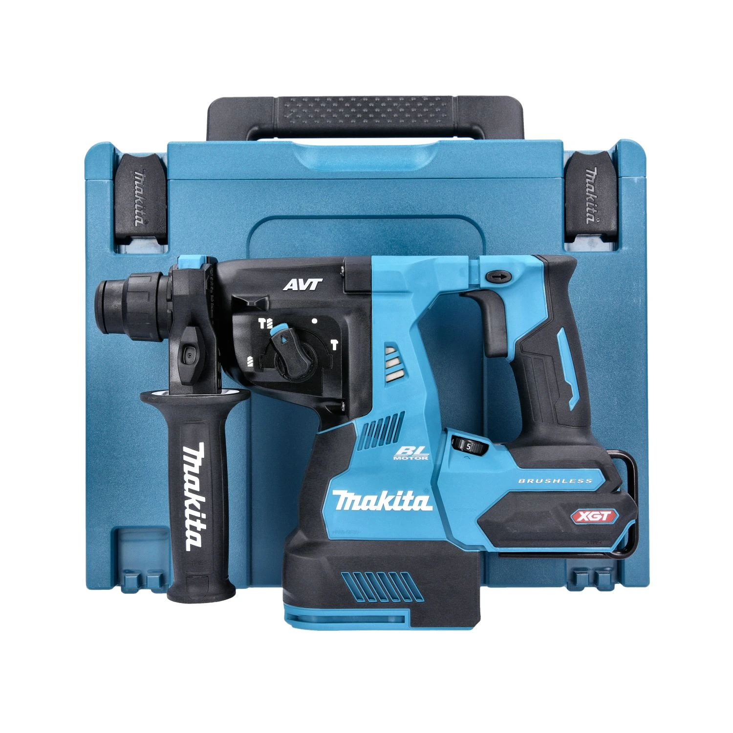 Makita HR003G 40V SDS+ Drill + 2 X BL4025, DC40RA,ADP10, Case 2 Makita HR003G 40V SDS+ Drill + 2 X BL4025, DC40RA,ADP10, Case - Image 2