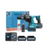 Makita HR004GD201 40Vmax XGT 28mm Cordless Brushless SDS Plus Rotary Hammer With 2 X 2.5Ah Batteries, Charger & Case