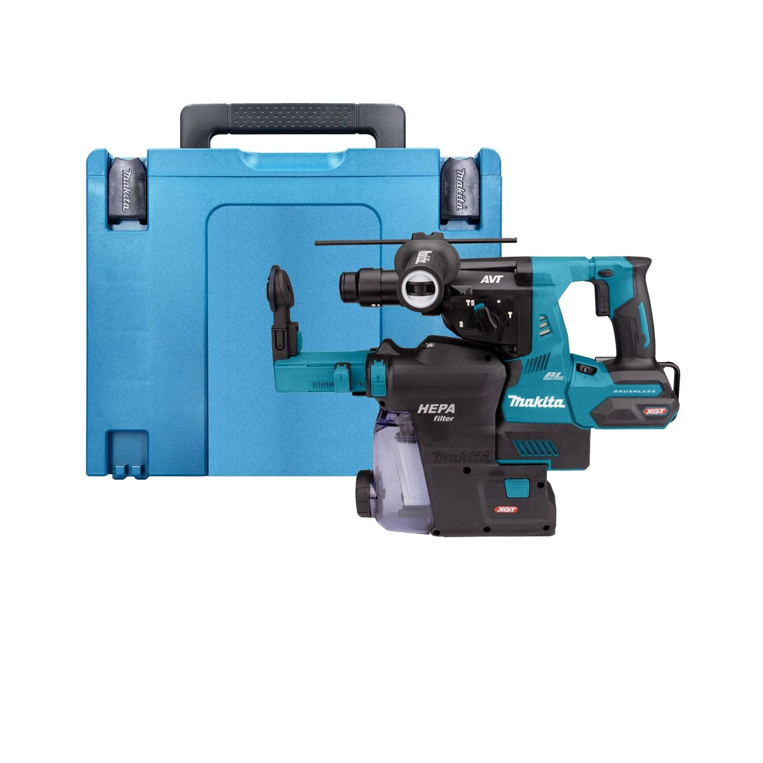 Makita HR004GZ02 40Vmax XGT Cordless Brushless SDS Plus Rotary Hammer Drill With Case & Dust Extraction 1 Makita HR004GZ02 40Vmax XGT Cordless Brushless SDS Plus Rotary Hammer Drill With Case & Dust Extraction