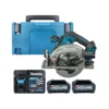 Makita HS012GD201 40Vmax XGT 165mm Cordless Brushless Circular Saw With 2.5Ah Batteries, Charger & Case