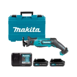 Makita JR105DWAE 10.8V / 12V Max CXT Cordless Reciprocating Saw With 2 X 2.0Ah Batteries, Charger & Case