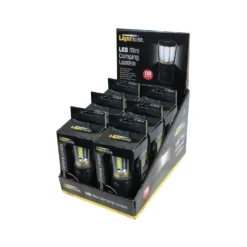 Lighthouse L/HCAMP150 LED Mini Camping Lantern 150 Lumens With 3 X AA Cell Alkaline Batteries -Makitali Shop l hcamp150 6