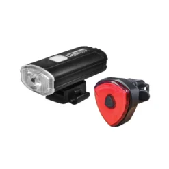 Lighthouse L/HEBIKEFRR Elite Rechargeable LED Bike Light Set
