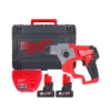 Milwaukee M12CH-602X 12V FUEL Sub Compact SDS Plus Hammer Drill With 2 X 6.0Ah Batteries, Charger & Case
