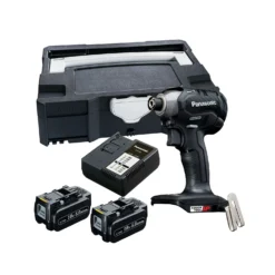Panasonic PAN76A1LJ 18V Cordless Brushless Smart Impact Driver With 2 X 5Ah Batteries, Charger & Systainer Case
