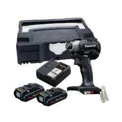 Panasonic PAN76A1PN 18V Cordless Brushless Smart Impact Driver With 2 X 3.0Ah Batteries, Charger & Systainer Case