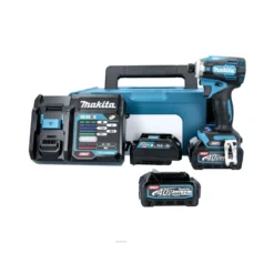 Makita TD001GD209 40Vmax XGT 4-Speed Impact Driver With 2 X 2.5Ah Batteries, Charger, Adaptor & Case