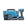 Makita TD003GD201 40Vmax XGT Cordless Brushless Impact Driver With 2 X 2.5Ah Batteries, Charger & Case