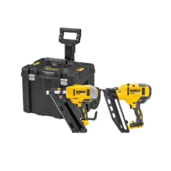 DeWalt 18V XR Cordless Brushless Framing & Finishing Nailer Twin Pack With TSTAK Rolling Box (Batteries Not Included)