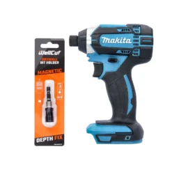 Makita DTD152 18V LXT Li-Ion Cordless Impact Driver With Drywall 1/4" Hex Shank Bit Holder